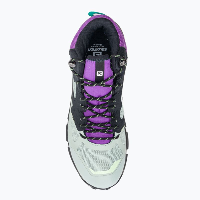 Trekkingschuhe Herren Salomon Predict Hike Mid GTX grau L41461 6