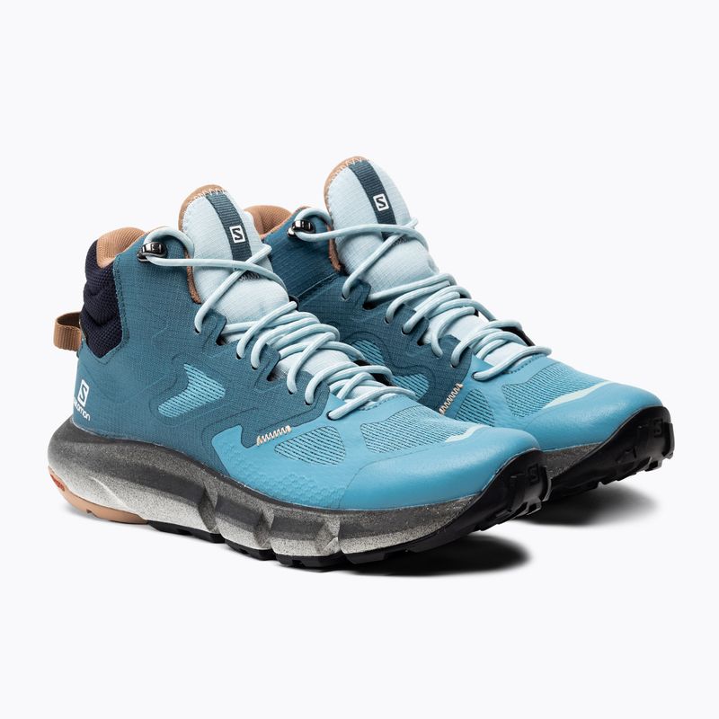 Trekkingschuhe Damen Salomon Predict Hike Mid GTX blau L41467 5