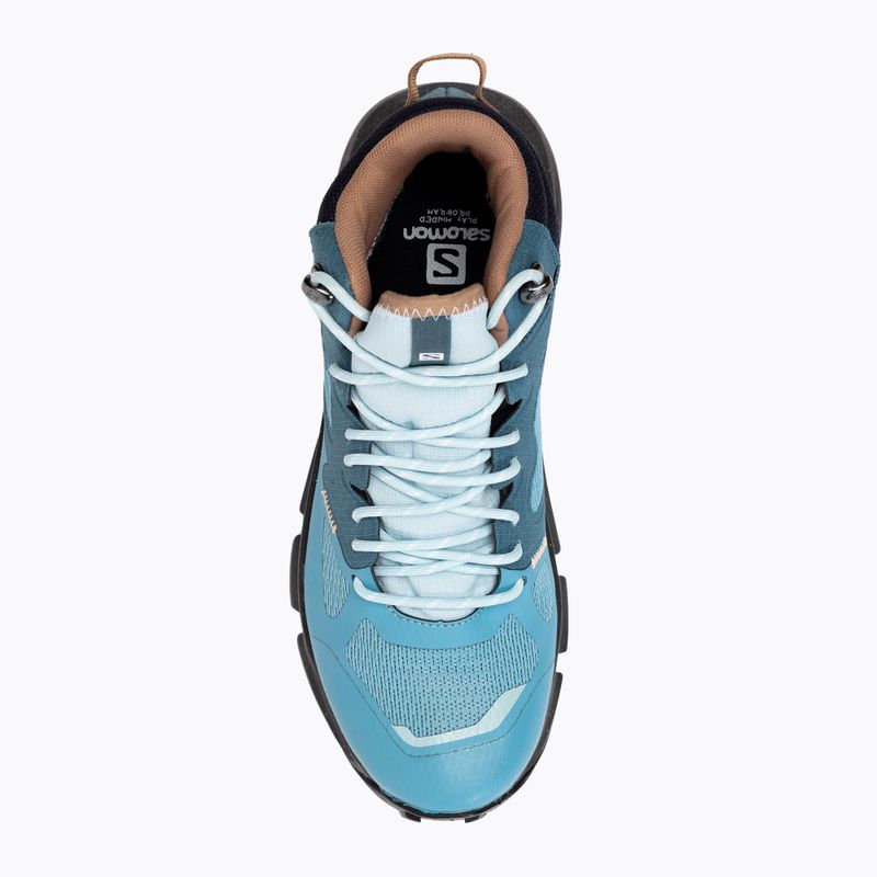 Trekkingschuhe Damen Salomon Predict Hike Mid GTX blau L41467 6