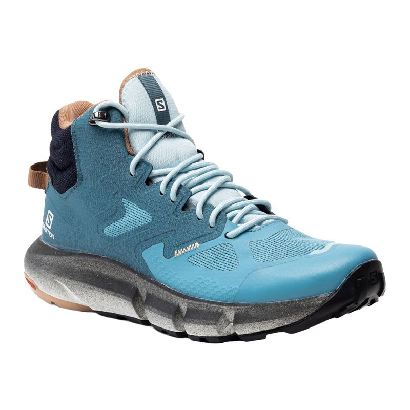Trekkingschuhe Damen Salomon Predict Hike Mid GTX blau L41467 9