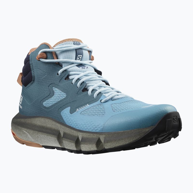 Trekkingschuhe Damen Salomon Predict Hike Mid GTX blau L41467 10
