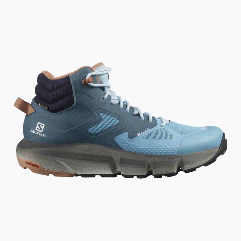 Trekkingschuhe Damen Salomon Predict Hike Mid GTX blau L41467 11