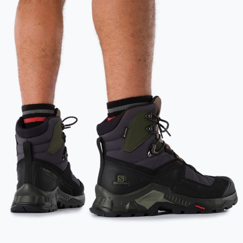 Trekkingschuhe Herren Salomon Quest Element GTX grün L414571 10