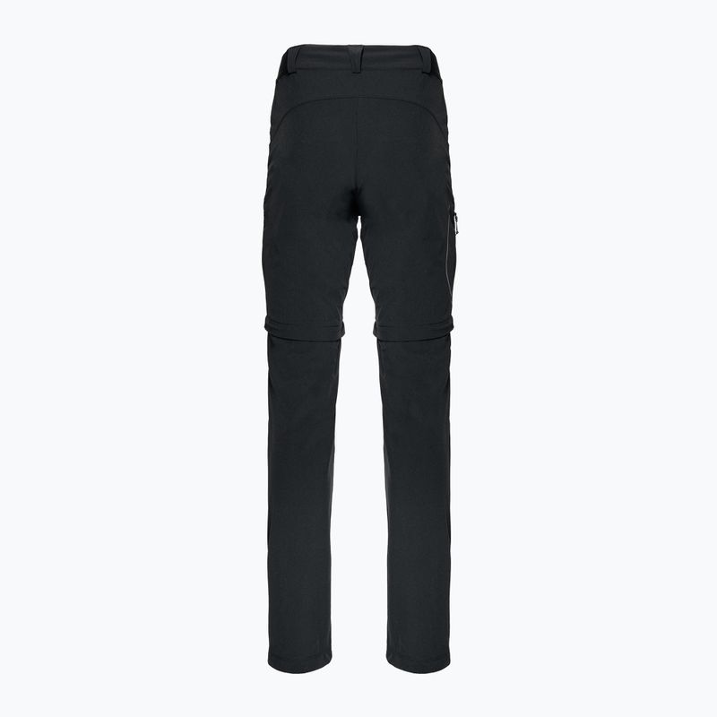 Trekkinghose Damen Salomon Wayfarer Zip Off schwarz LC1719 2