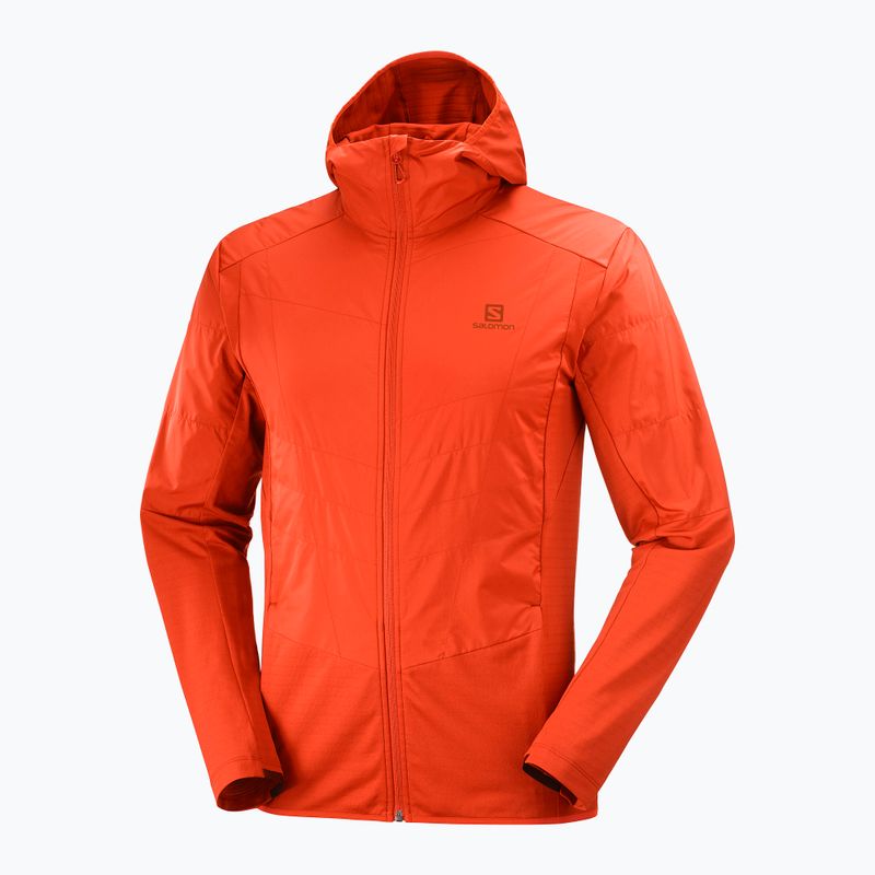 Hybridjacke Herren Salomon Outline AS Hybrid Mid rot LC189