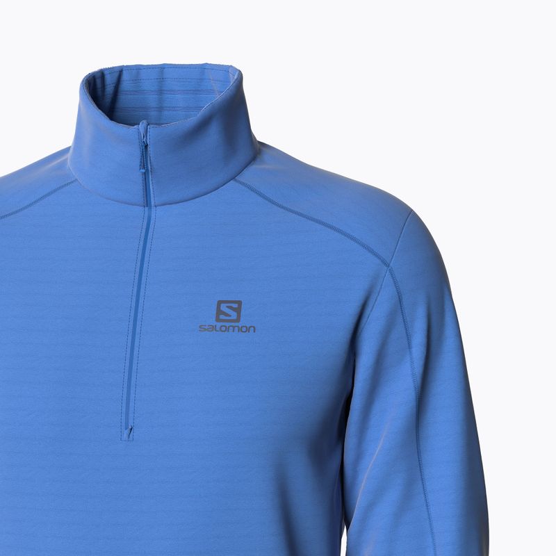 Herren Fleece-Sweatshirt Salomon Outrack HZ Mid blau LC1711 6