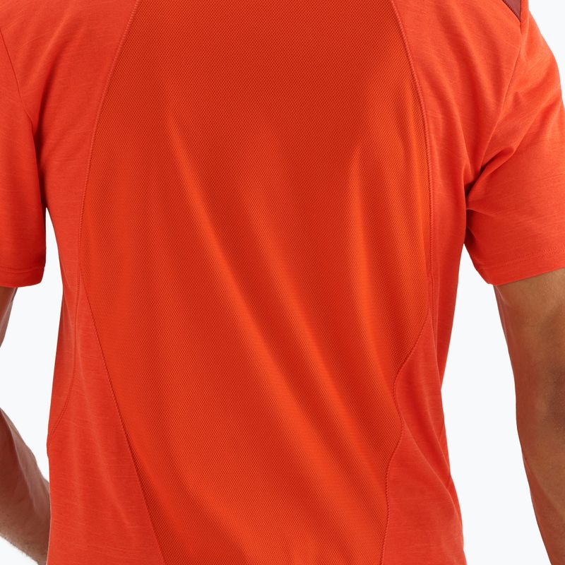 Wandershirt trekking Herren Salomon Outline SS rot LC17152 6