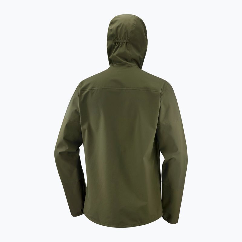 Regenjacke Herren Salomon Outrack 2.5L grün LC1734 2