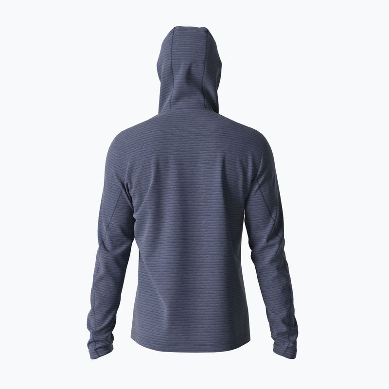 Herren Fleece-Sweatshirt Salomon Outline FZ Hoodie dunkelblau LC17121 3