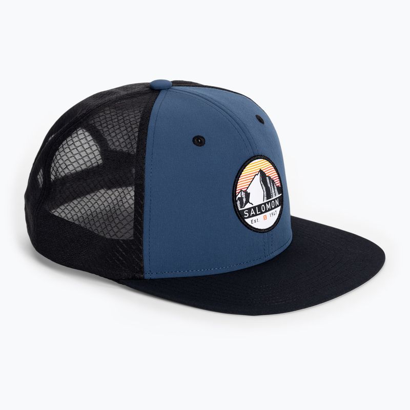 Schirmmütze Salomon Trucker Flat dunkelblau LC1686