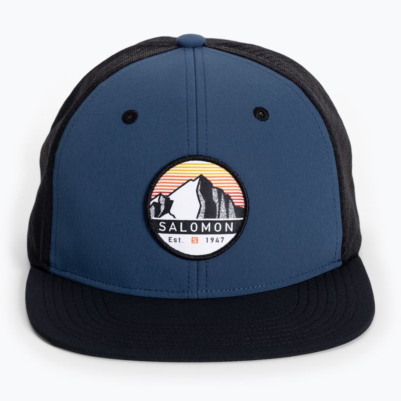 Schirmmütze Salomon Trucker Flat dunkelblau LC1686 4