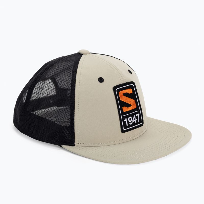 Schirmmütze Salomon Trucker beige-schwarz LC1684