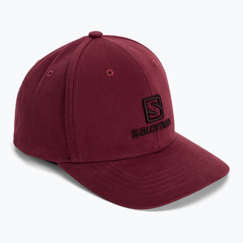 Schirmmütze Salomon Logo rot LC16824