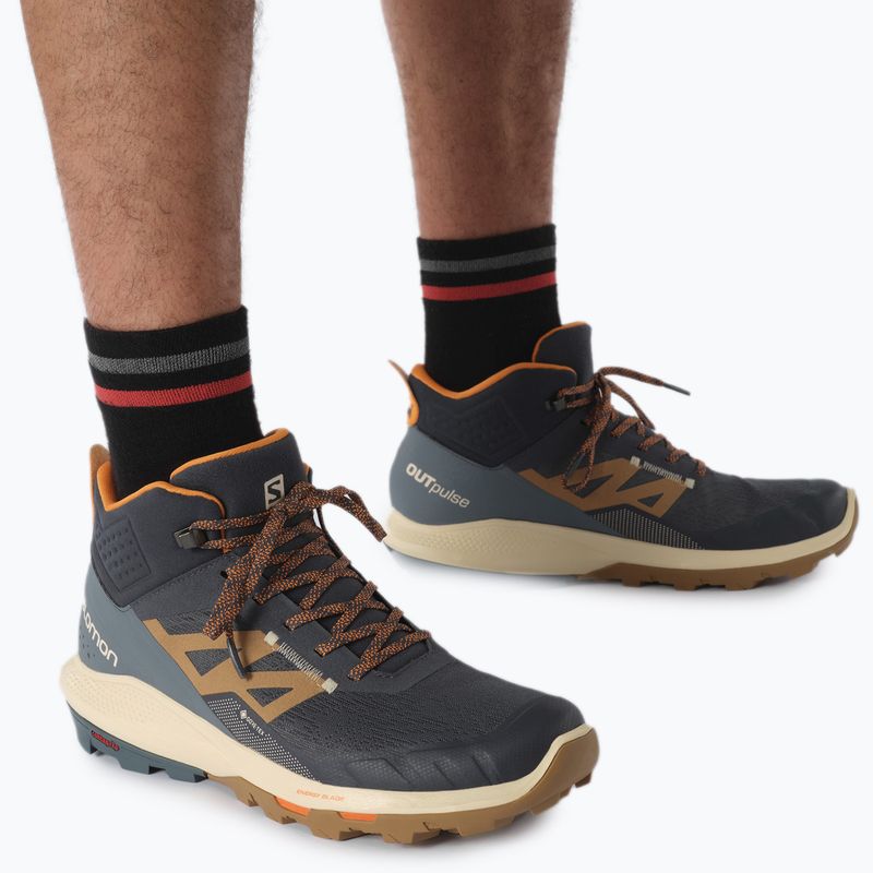 Trekkingschuhe Herren Salomon Outpulse MID GTX dunkelblau L415895 17