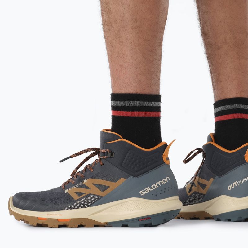 Trekkingschuhe Herren Salomon Outpulse MID GTX dunkelblau L415895 18