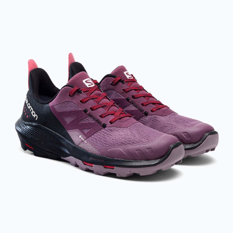 Trekkingschuhe Damen Salomon Outpulse GTX violett L416897 5