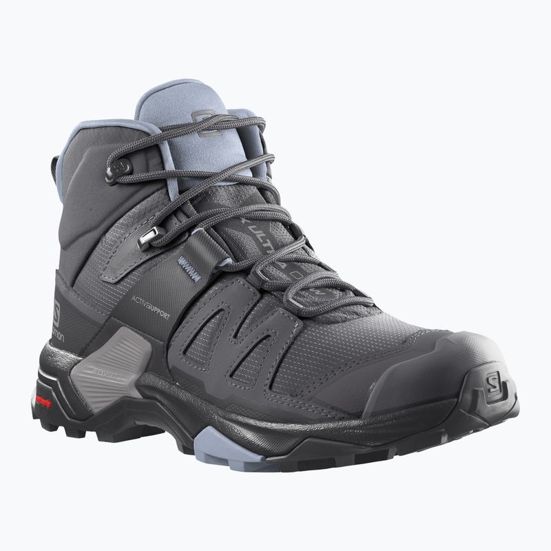 Damen-Trekkingschuhe Salomon X Ultra 4 Mid GTX magnet/schwarz/zen 11