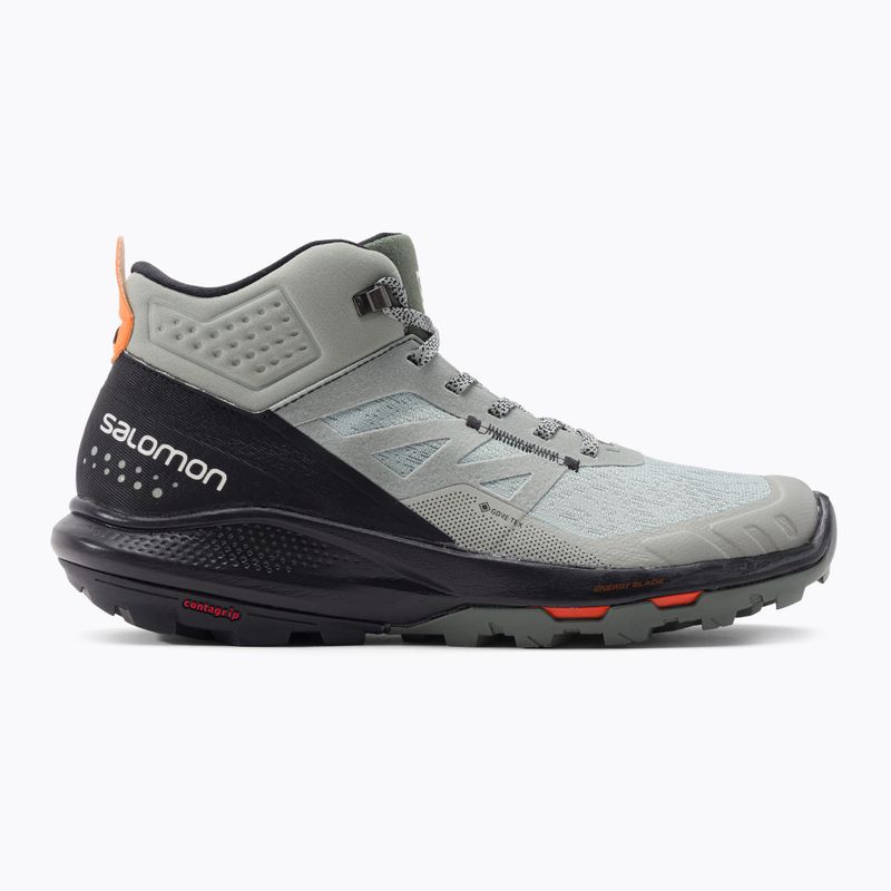 Trekkingschuhe Herren Salomon Outpulse Mid Gore-Tex grün-schwarz L415889 2