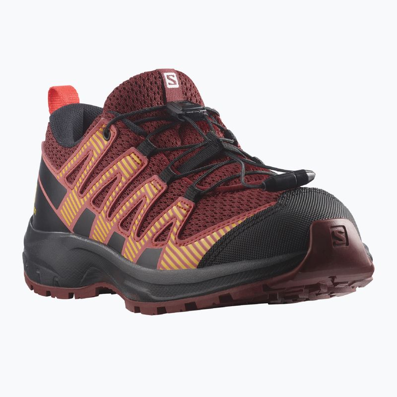 Laufschuhe Trail Kinder Salomon XA Pro V8 dunkelrot L416138 10