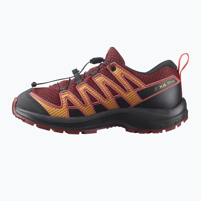 Laufschuhe Trail Kinder Salomon XA Pro V8 dunkelrot L416138 12