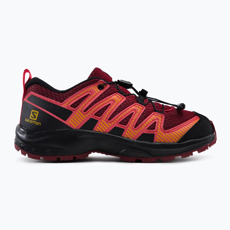 Laufschuhe Trail Kinder Salomon XA Pro V8 dunkelrot L416138 2