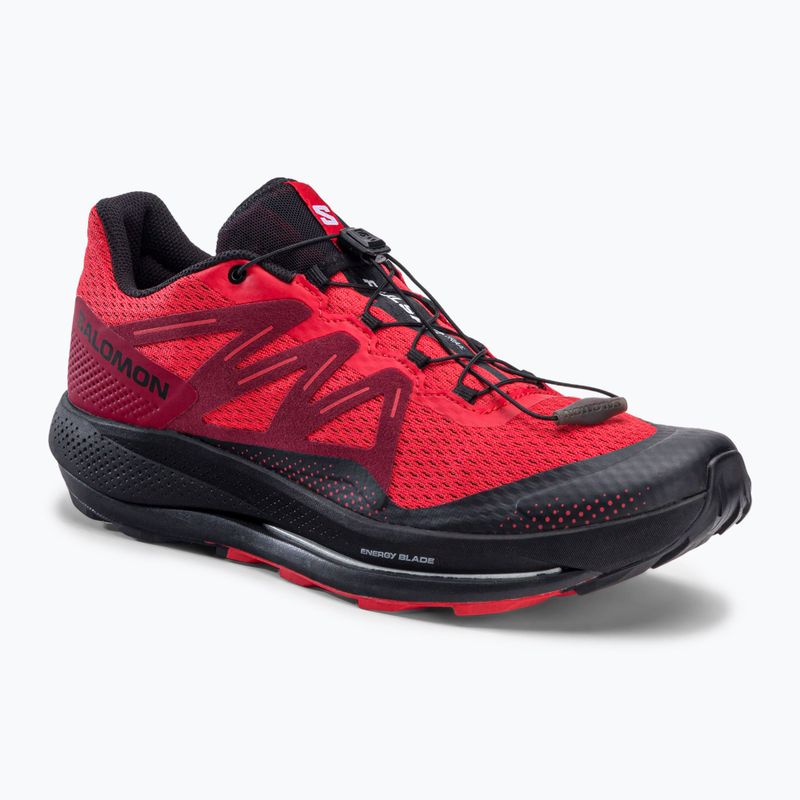 Laufschuhe Trail Herren Salomon Pulsar Trail rot L41629