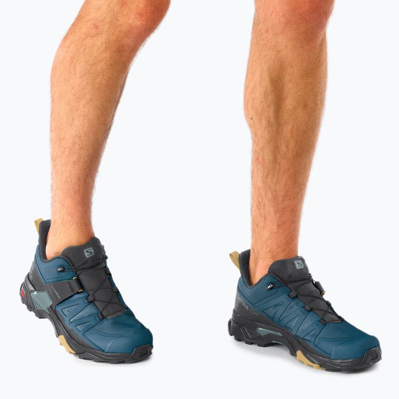 Trekkingschuhe Herren Salomon X Ultra 4 GTX blau L41623 16
