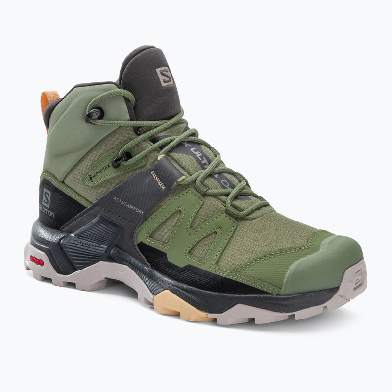 Trekkingschuhe Damen Salomon X Ultra 4 MID GTX grün L416251