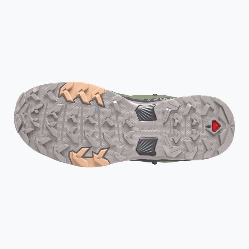Trekkingschuhe Damen Salomon X Ultra 4 MID GTX grün L416251 16