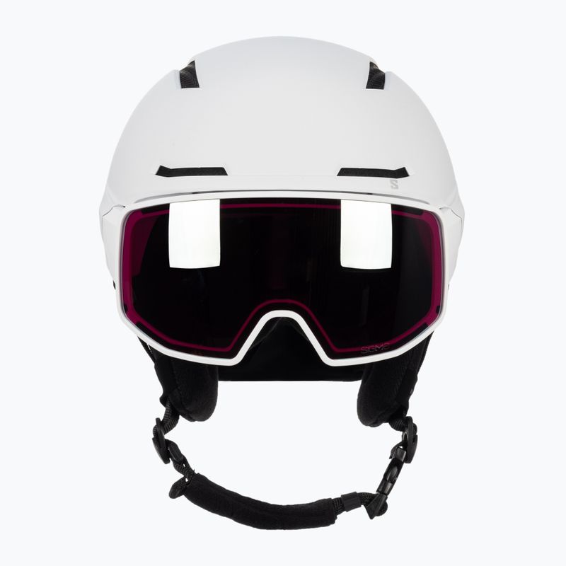 Skihelm Salomon Driver Pro Sigma S3 weiß L47118 2