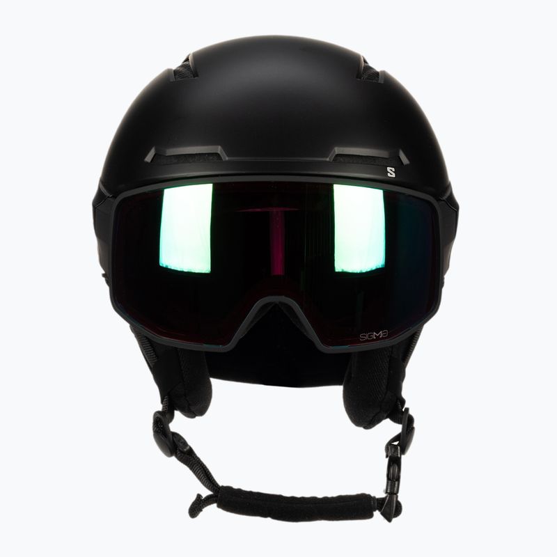 Skihelm Salomon Driver Pro Sigma S2 schwarz L47117 2
