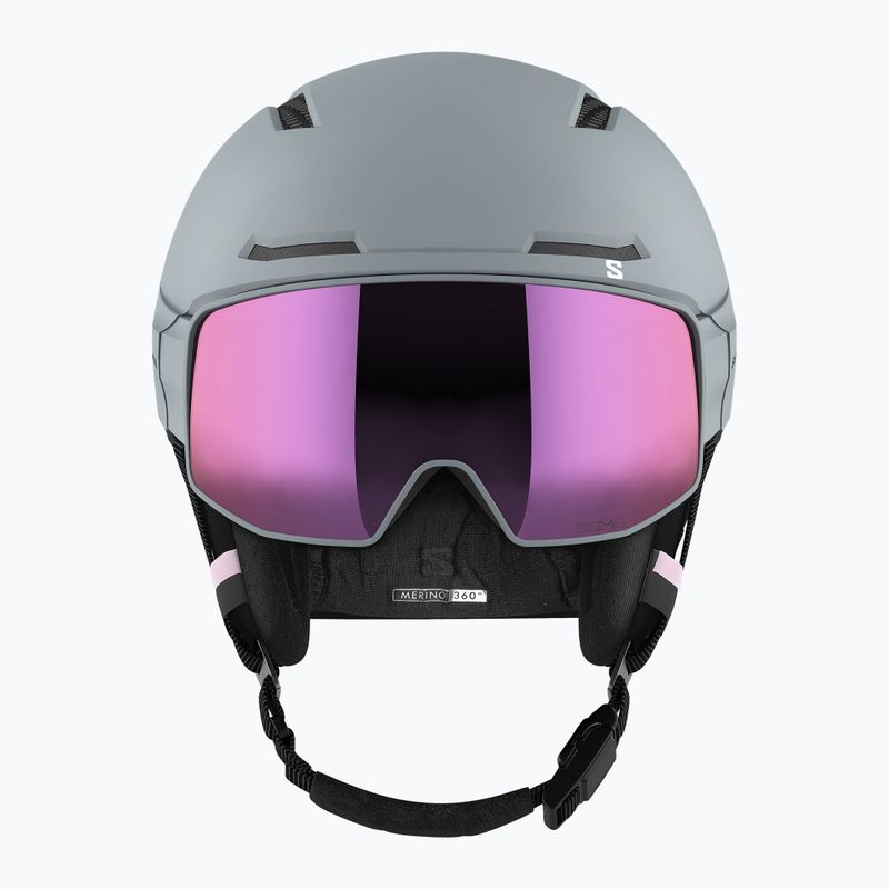 Skihelm Salomon Driver Prime Sigma Plus+el S1/S2 grau L47112 11