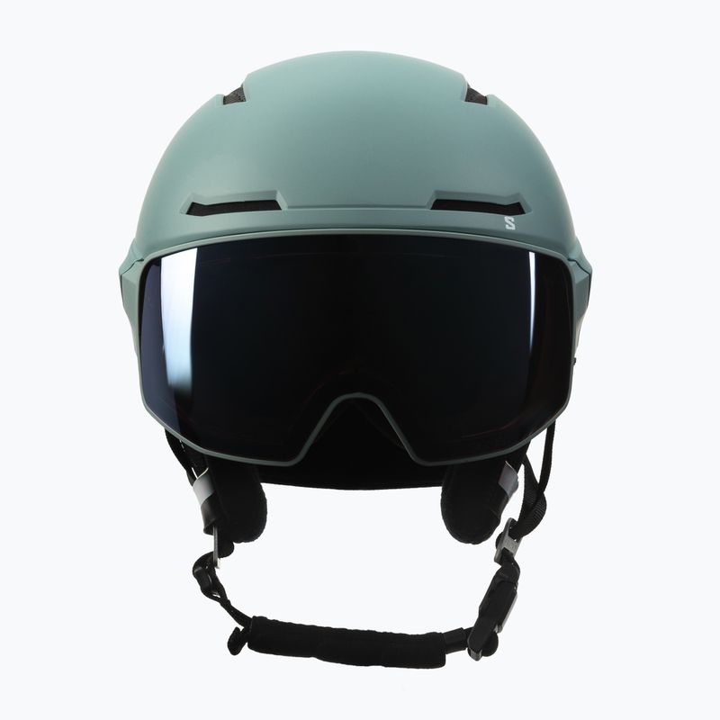 Skihelm Salomon Driver Prime Sigma Plus+el S1/S2 grau L47112 2