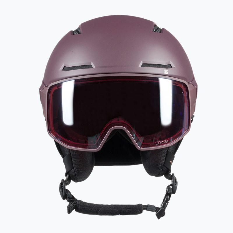 Skihelm Salomon Driver Pro Sigma S1 violett L4712 2