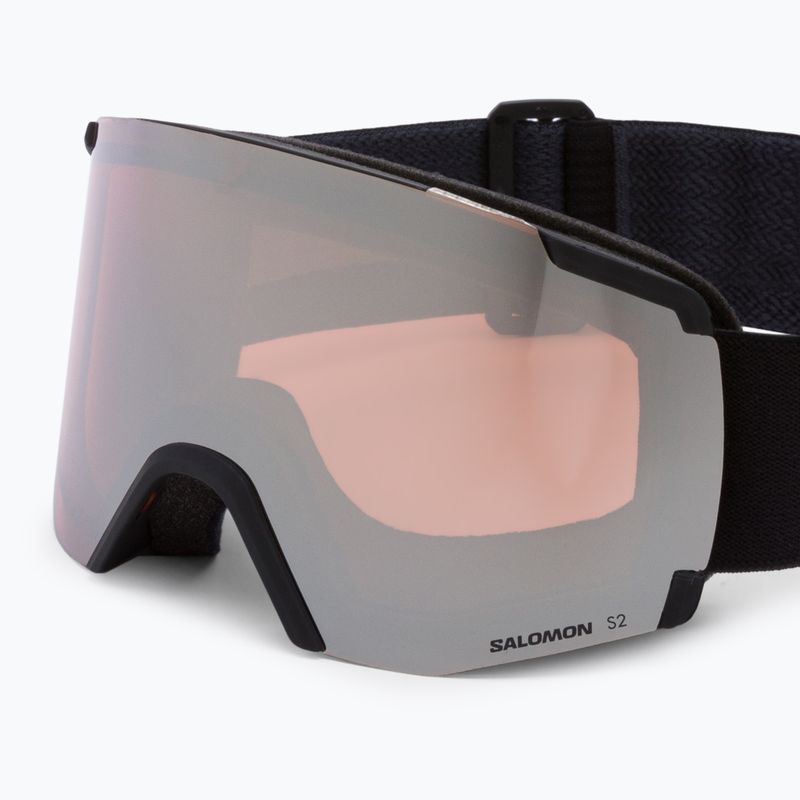 Skibrille Salomon S/View black/flash tonic orange L4765 5
