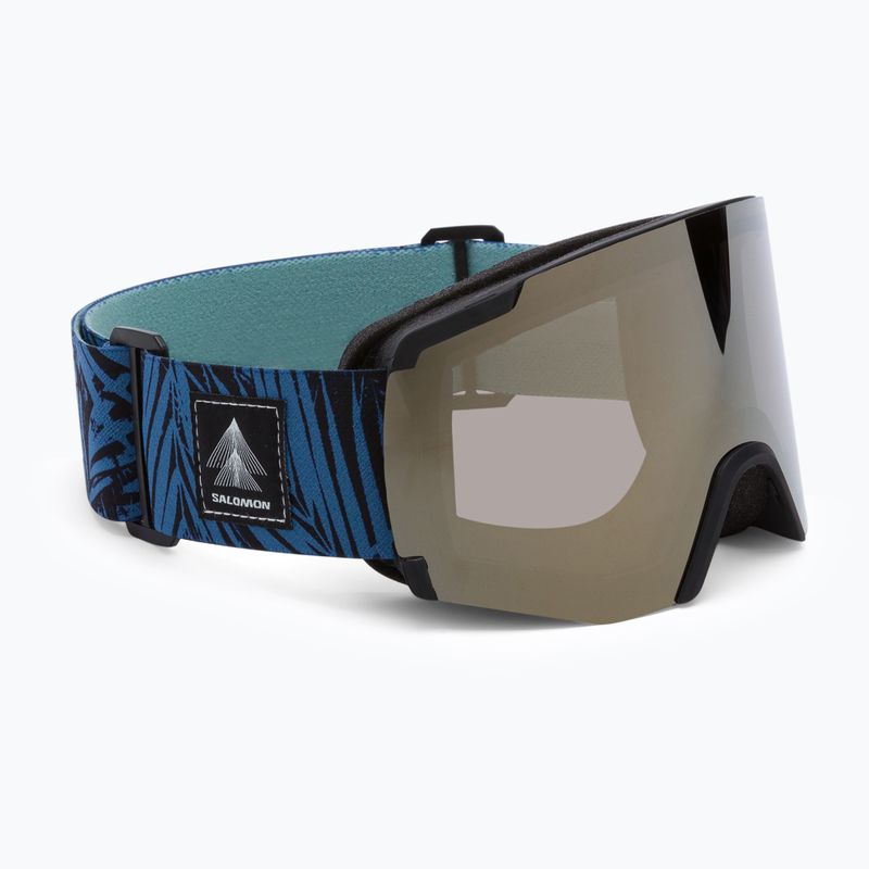 Skibrille Salomon S/View black/flash gold L4733