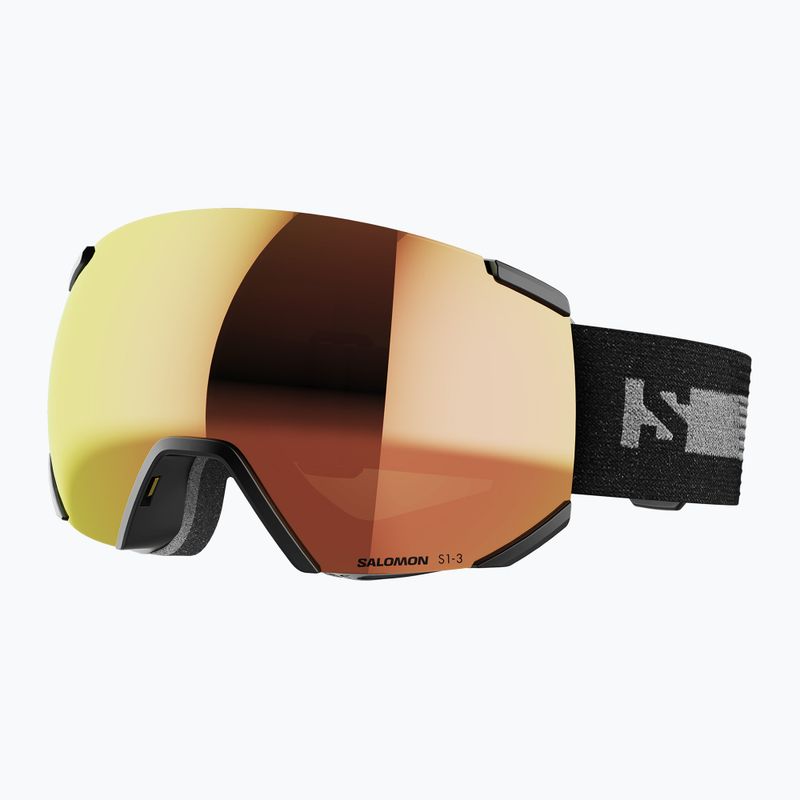 Salomon Radium Photo Skibrille schwarz/rot 5