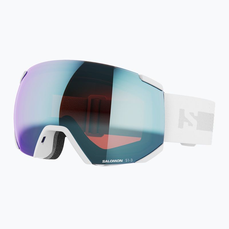 Salomon Radium Photo Skibrille weiß/blau 5