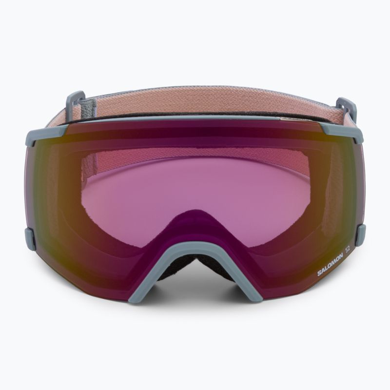 Skibrille Salomon S/View wrought iron/ml ruby L4732 2