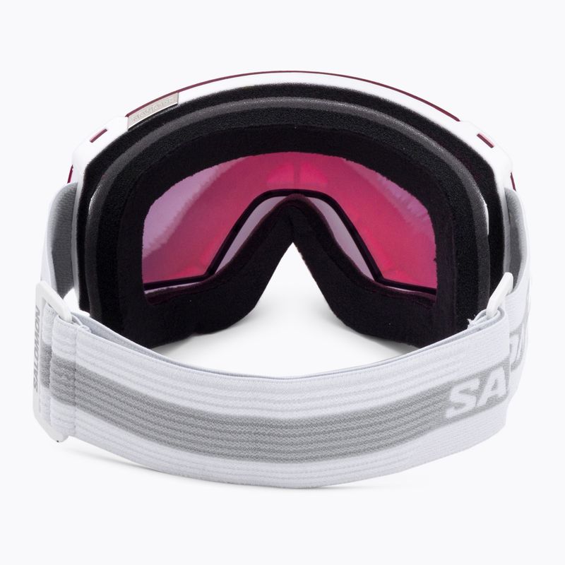 Skibrille Salomon Radium white/sigma poppy red L4753 3