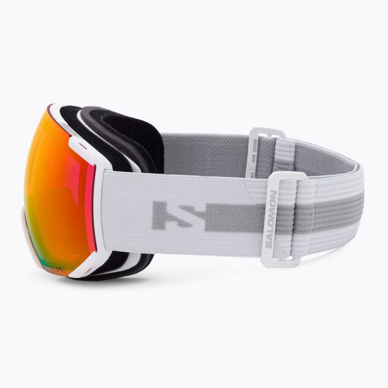 Skibrille Salomon Radium white/sigma poppy red L4753 4