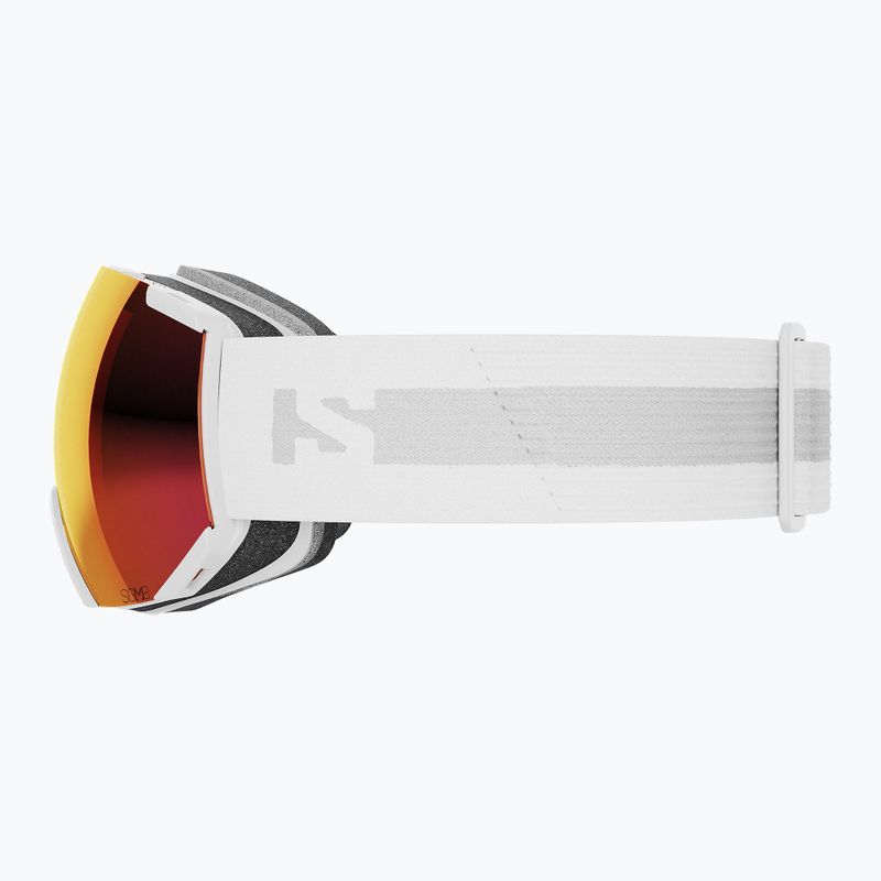 Skibrille Salomon Radium white/sigma poppy red L4753 9