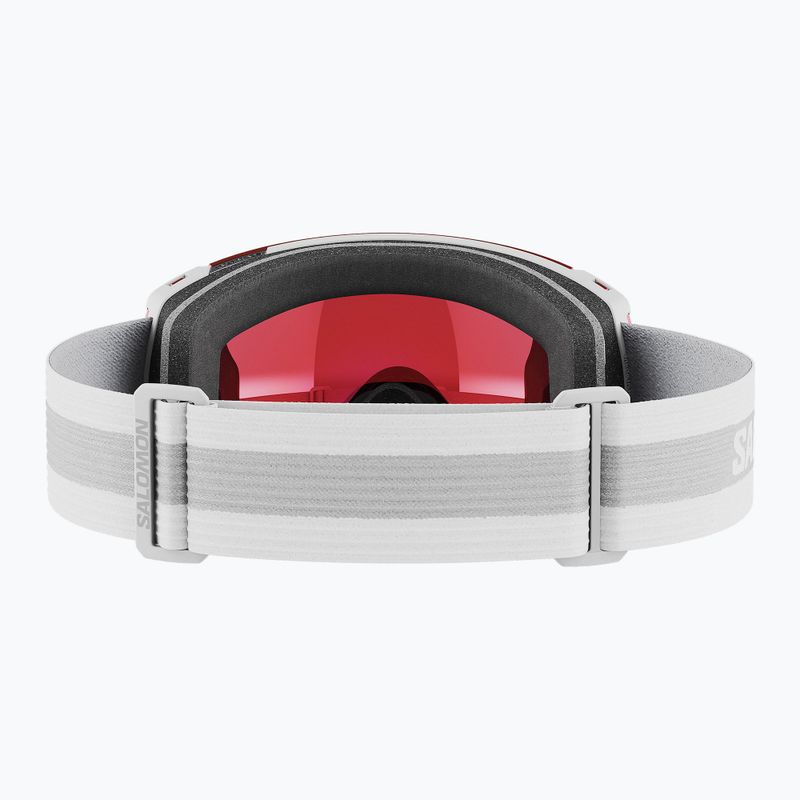 Skibrille Salomon Radium white/sigma poppy red L4753 10