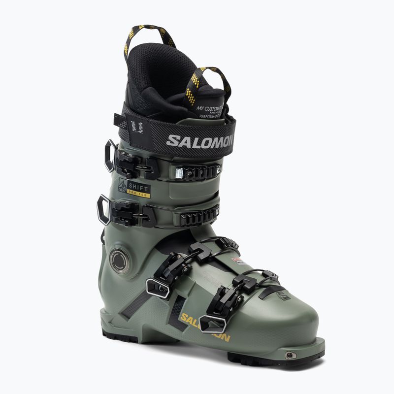 Skischuhe Herren Salomon Shift Pro 100 AT grün L478