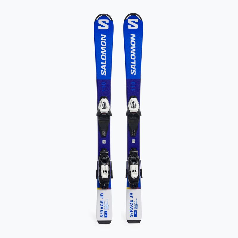 Ski Kinder Salomon S Race Jr. + C5 blau L47421