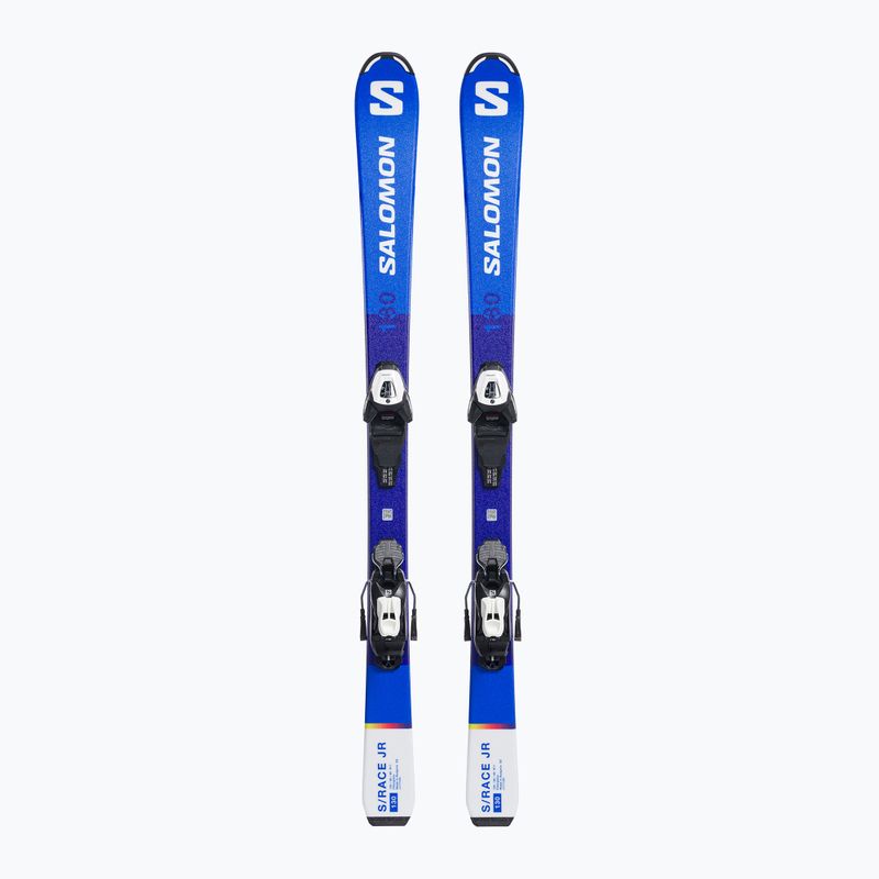 Ski Kinder Salomon S Race MT Jr. + L6 blau L47419