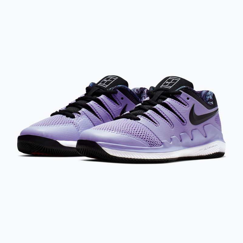 Tennisschuhe für Kinder Nike Court Vapor X Jr purple agate/white/hyper crimson/black 3