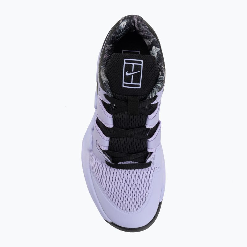Tennisschuhe für Kinder Nike Court Vapor X Jr purple agate/white/hyper crimson/black 5