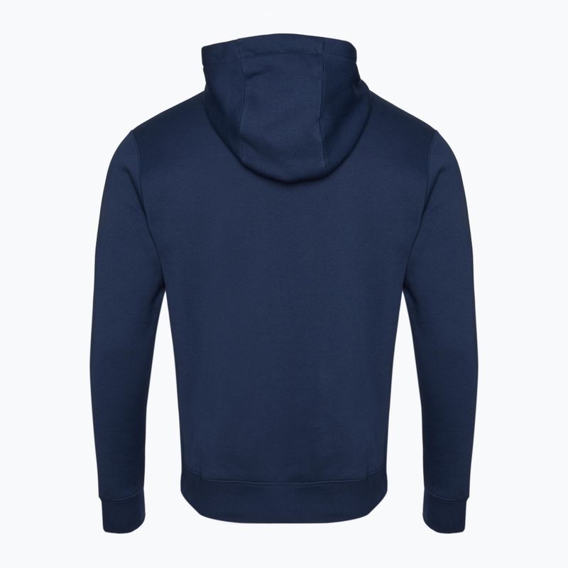 Nike Sportswear Club Fleece-Kapuzenpullover für Männer Mitternachtsmarine/Mitternachtsmarine/Weiß 2