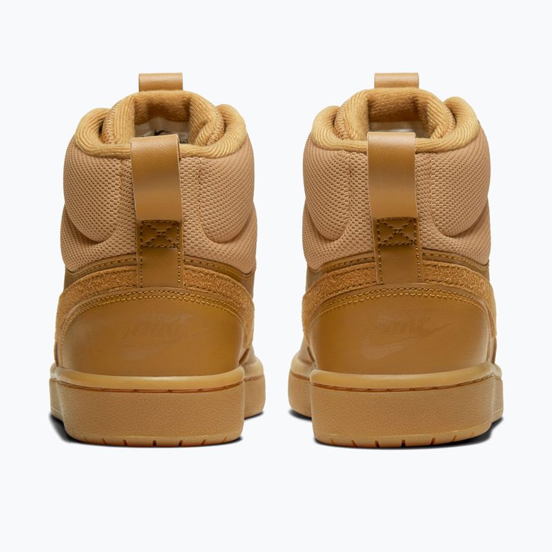 Kinderschuhe Nike Court Borough Mid 2 Boot (Gs) wheat/gum med brown/wheat 2